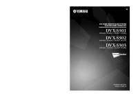 Yamaha DVXS-302 - Owners Manual